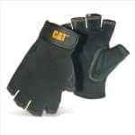 GLOVE CAT012202J HALF FINGER REVERSED PIGSKIN GRAIN PALM , SIZE JUMBO