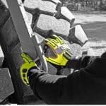 GLOVE CAT6000L HIGH IMPACT MOLDED KNUCKLE/FINGER PROTECTION , PVC DOTTED SYNTH. LEATHER PALM LARGE - Image 2