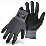 GLOVE CAT0174192X DOTED AND DIPPED NITRILE PALM AND FINGERS, NYLON SHELL , SIZE 2XLARGE
