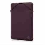 HP NOTEBOOK 15.6 CARRY CASE NEOPRENE REVERSIBLE PROTECTIVE SLEEVE GREY / MAUVE