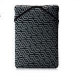 HP NOTEBOOK 15.6 CARRY CASE NEOPRENE REVERSIBLE PROTECTIVE SLEEVE BLACK / GRAY