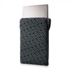 HP NOTEBOOK 15.6 CARRY CASE NEOPRENE REVERSIBLE PROTECTIVE SLEEVE BLACK / GRAY - Image 3