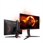 AOC C27G2Z3/BK MONITOR 27Inch GAMING CURVED 1920 X 1080 0.5MS 280 Hz FRAMELESS BLACK RED 3Y WARRANTY - Image 2