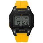 CAT WATCH DIGI SQUARE WITH RUBBER STRAP YELLOW 44MM OF.147.27.247