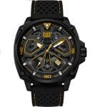 CAT WATCH TOKYO BLACK / YELLOW + BLACK SILICON 44MM AJ.161.21.127