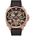 CAT WATCH TOKYO BROWN / ROSE GOLD + BROWN 44MM AJ.191.35.129