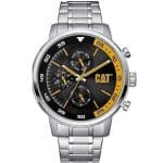 CAT WATCH SAIL MULTI WATCH BLACK / YELLOW + STAINLESS STEEL 46MM AK.149.11.127