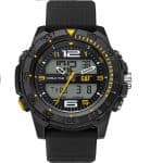 CAT WATCH BASECAMP BLACK / YELLOW + BLACK 47MM MC.155.21.137