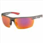 CAT PICKUP 108P SUN Glasses Matte grey crystal / Red mirror