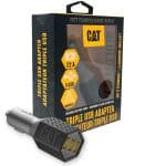 CAT TRIPLE USB DC CAR ADAPTER 7.2Amp BLACK CAT-DC3USB-BLKG