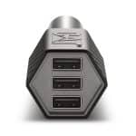 CAT TRIPLE USB DC CAR ADAPTER 7.2Amp BLACK CAT-DC3USB-BLKG - Image 3