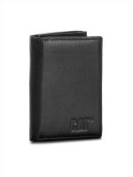 CAT LEATHER BIFOLD WALLET 80600-80 BLACK