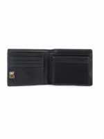 CAT LEATHER BIFOLD WALLET 80602-80 BLACK - Image 3