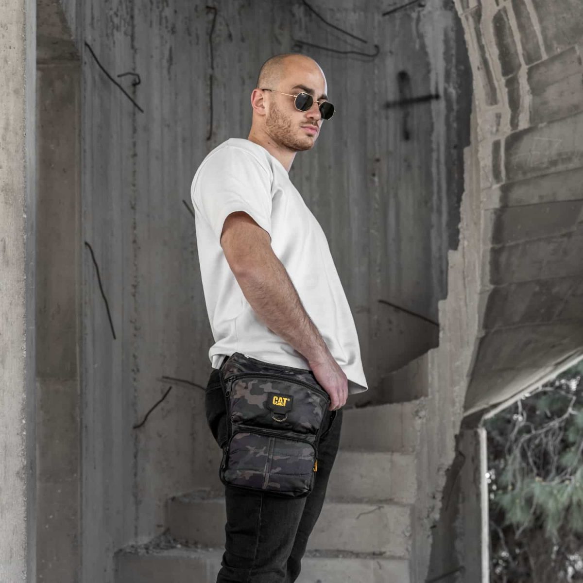 CAT MILLENNIAL CLASIC STEVE LEG WAIST BAG 84061-147 CAMOUFLAGE - Image 2