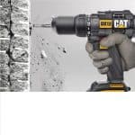 CAT DX12 18V 65N.m Hammer Drill + 2pc 2.0Ah Li-ion battery pacK + 1pc 4A Charger + 1pc Belt clip - Image 3