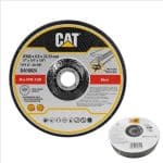 CAT DA10024 ABRASIVE GRINDING DISC DEPRESSED METAL 180x6.00x22.23mm TYPE 27 A24 RBF PACK X 5