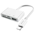 YESIDO LIGHTNING HUB 4-IN-1 OTG ADAPTER GS12