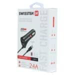 SWISSTEN CAR CHARGER MICRO + USB 2.4A - Image 2