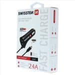 SWISSTEN CAR CHARGER USB-C + USB 2.4A - Image 2