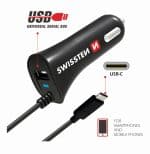 SWISSTEN CAR CHARGER USB-C + USB 2.4A - Image 4