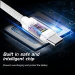 SWISSTEN BRAIDED USB TYPE-C 0.2M 3A BLK - Image 6