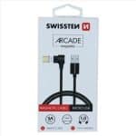 SWISSTEN ARCADE MAGNETIC MICRO USB 1.2M 3A