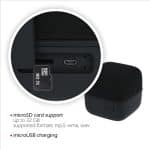 SWISSTEN MUSIC CUBE BLACK BLUETOOTH SPEAKER - Image 4