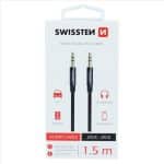SWISSTEN AUDIO 3.5MM JACK TO JACK 1.5M BLK