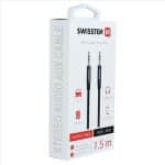 SWISSTEN AUDIO 3.5MM JACK TO JACK 1.5M BLK - Image 2