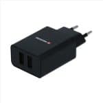 SWISSTEN CHARGER 2 USB + LIGHTNING 2.1A BLACK - Image 3
