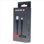 SWISSTEN 1M MICRO USB BLACK - Image 2