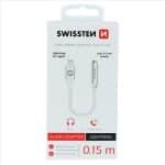 SWISSTEN  LIGHTNING TO JACK 0.15M  SILVER