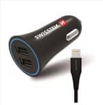 SWISSTEN CAR CHARGER LIGHTING + USB 2.4A - Image 4