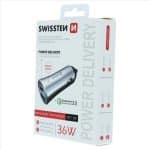 SWISSTEN CAR CHARGER USB-C 3A 36W METAL SILVER - Image 2