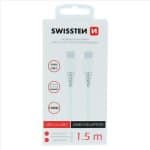 SWISSTEN USB-C TO USB-C 1.5M 5A 100W WHITE
