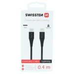 SWISSTEN 0.40M USB-C TO LIGHTNING 3A BLACK