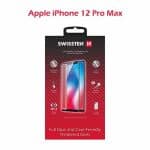 SWISSTEN GLASS COLOR FRAME  IPHONE 12 PRO MAX BLACK CASE FRIENDLY