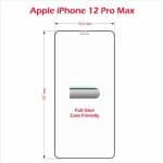 SWISSTEN GLASS COLOR FRAME  IPHONE 12 PRO MAX BLACK CASE FRIENDLY - Image 2