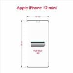 SWISSTEN APPLE IPHONE 12 MINI ULTRA DURABLE 3D FULL GLUE GLASS  BLACK - Image 2