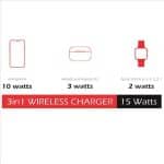 SWISSTEN WIRELESS 3 IN 1 CHARGER 15W BLACK - Image 2