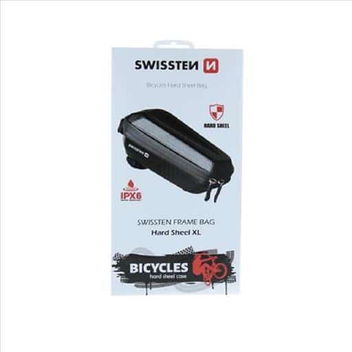 SWISSTEN BIKE WATERPROOF HARD SHEEL CASE FRAME BAG SIZE XL 1