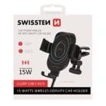 SWISSTEN AIR VENT CAR HOLDER S-GRIP 15W WIRELESS GRAVITY GW1-AV3 3.5-6.5