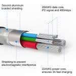 SWISSTEN BRA. USB-C TO LIGHT. 2M 3A SILVER - Image 4