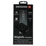 SWISSTEN WIRELESS POWERBANK 5000mAh FOR IPHONE 12 / 13 / 14 / 15 SERIES MAGSAFE COMPATIBLE