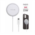 SWISSTEN MAGSTICK WIRELESS 3 IN 1 CHARGER 22.5W BLACK MAGSAFE COMPATIBLE - Image 2