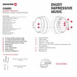 WIRELESS STEREO HEADPHONES SWISSTEN JUMBO ANC BLACK - Image 4