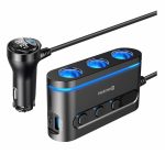 SWISSTEN CAR CHARGER SPLITTER USB-C 30W , USB-A 18W , CIGARET LIGHTER SOCKET X 3 108-216 W - Image 4