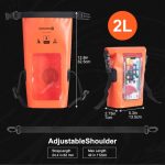 SWISSTEN WATERPROOF FLOATING CASE 2 LITERS ORANGE - Image 4
