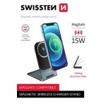 SWISSTEN ALUMINIUM WIRELESS CHARGER ULTRA THIN MagSafe compatible