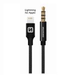 SWISSTEN  AUDIO LIGHTNING TO 3.5MM JACK 1.5M BLACK - Image 3